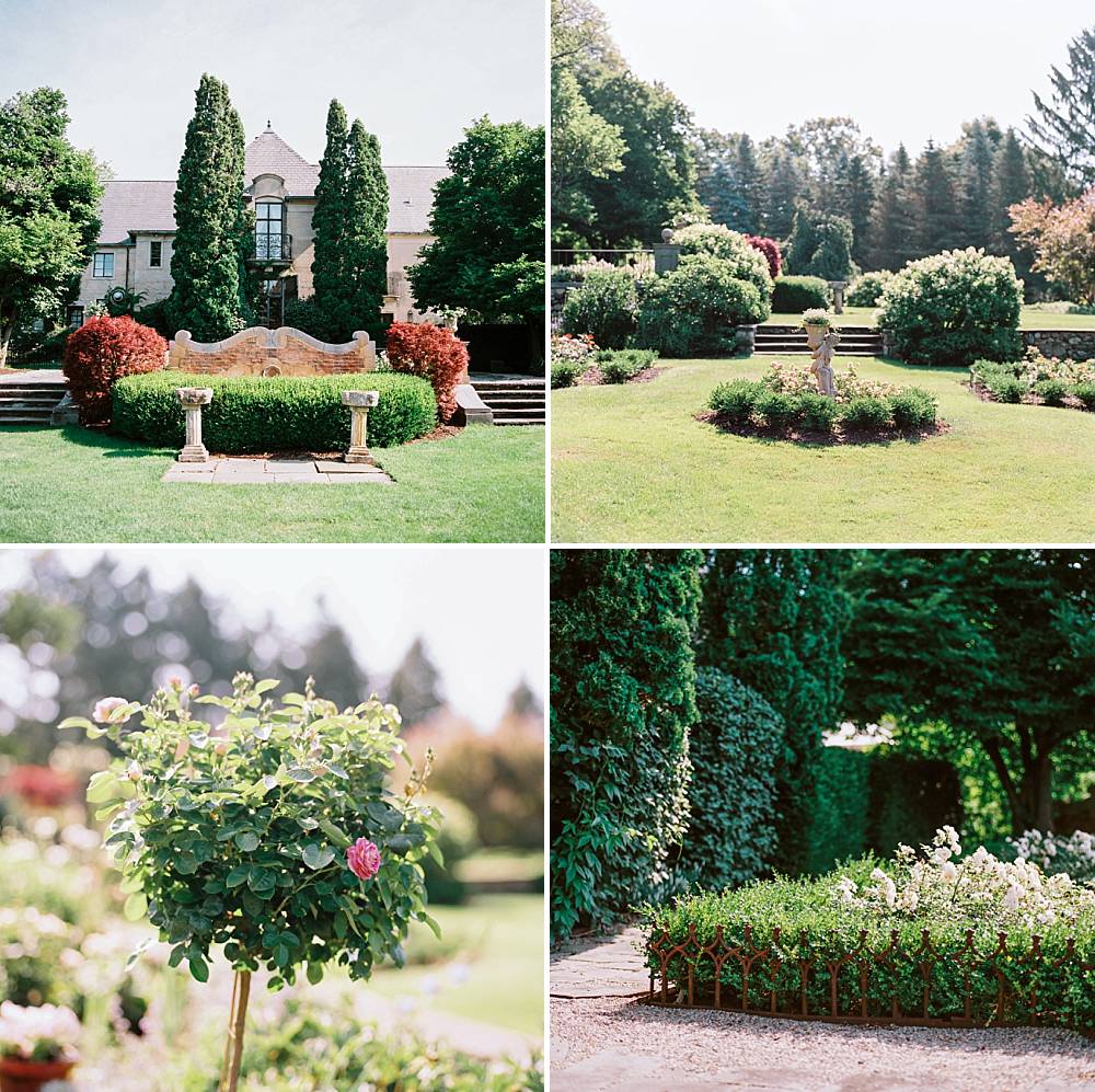 european wedding venue greencrest manor gardens by film wedding photographer brian d smith