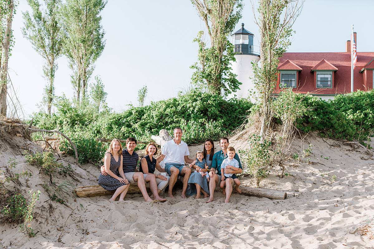 1908 point betsie lighthouse michigan family portraits beach 2_web