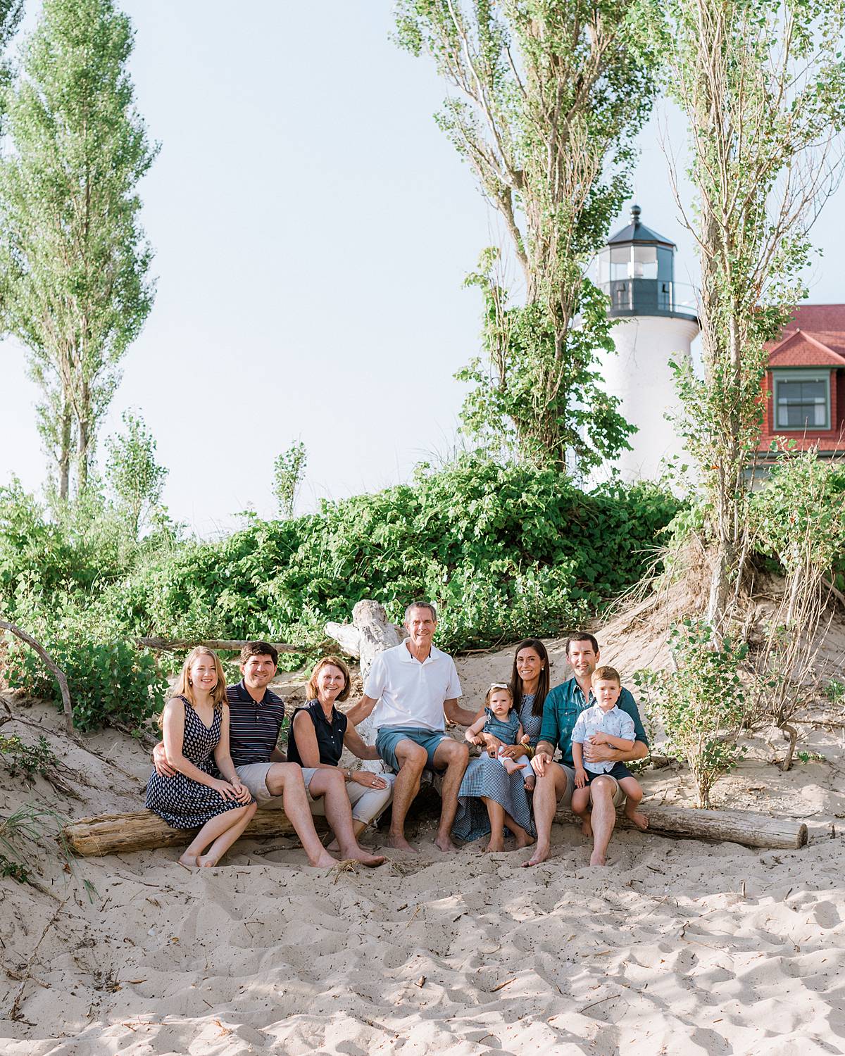 1908 point betsie lighthouse michigan family portraits beach 3_web