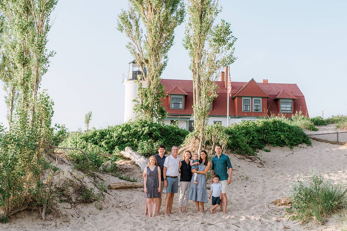 1908 point betsie lighthouse michigan family portraits beach 56_web