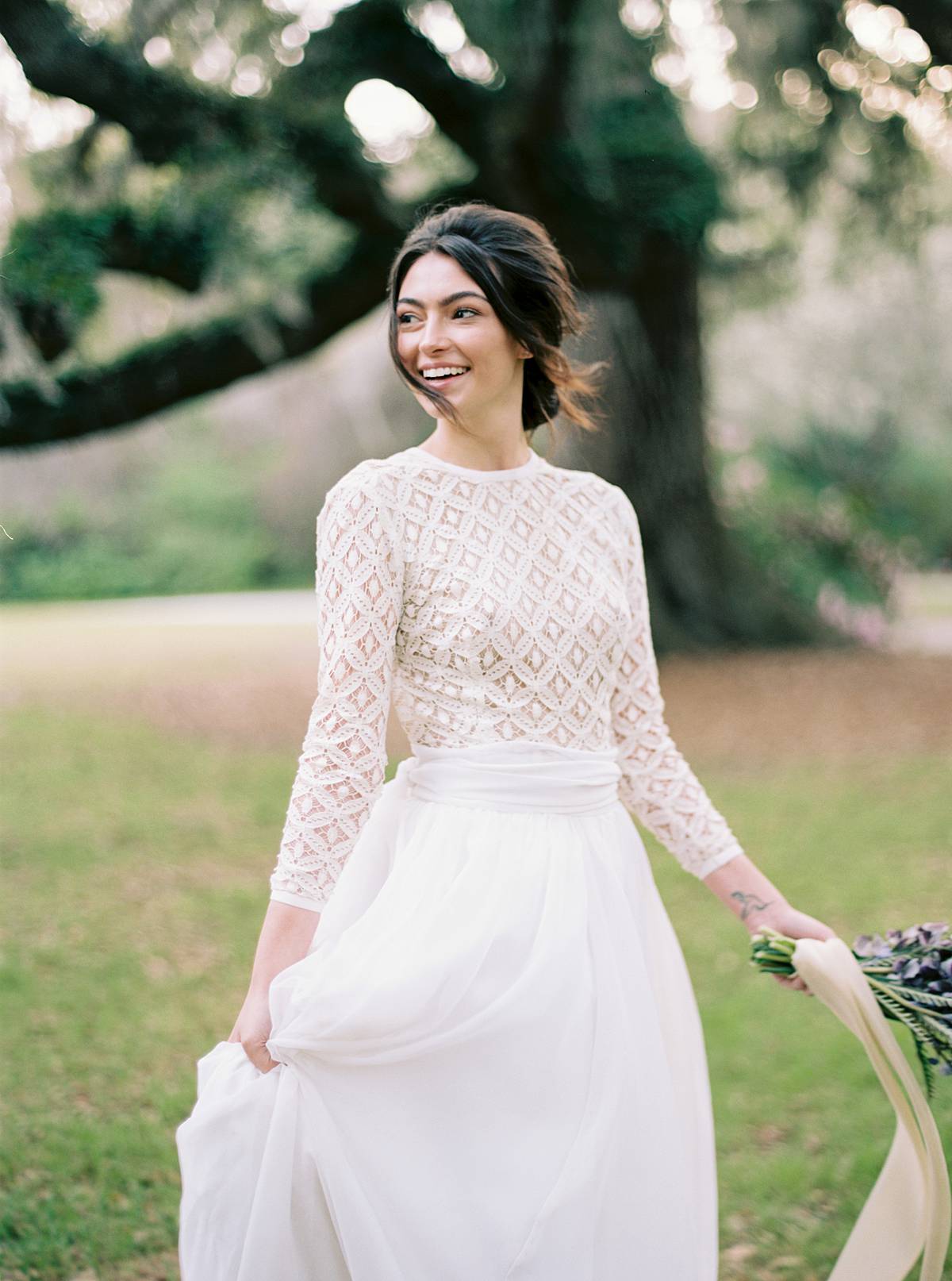 Charleston Bridal Portraits on the Cover of The Carolinas Magazine