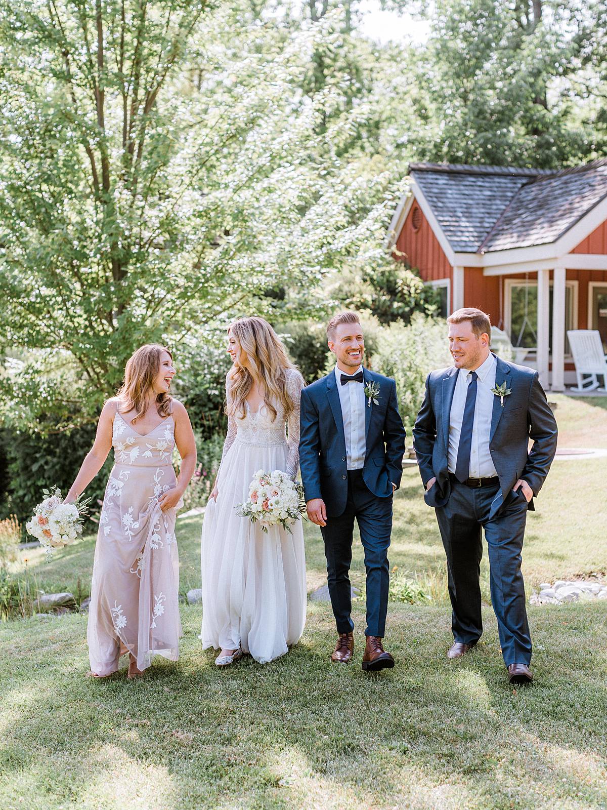 Perfect Summer Weather for a Northern Michigan Wedding at The Homestead ...