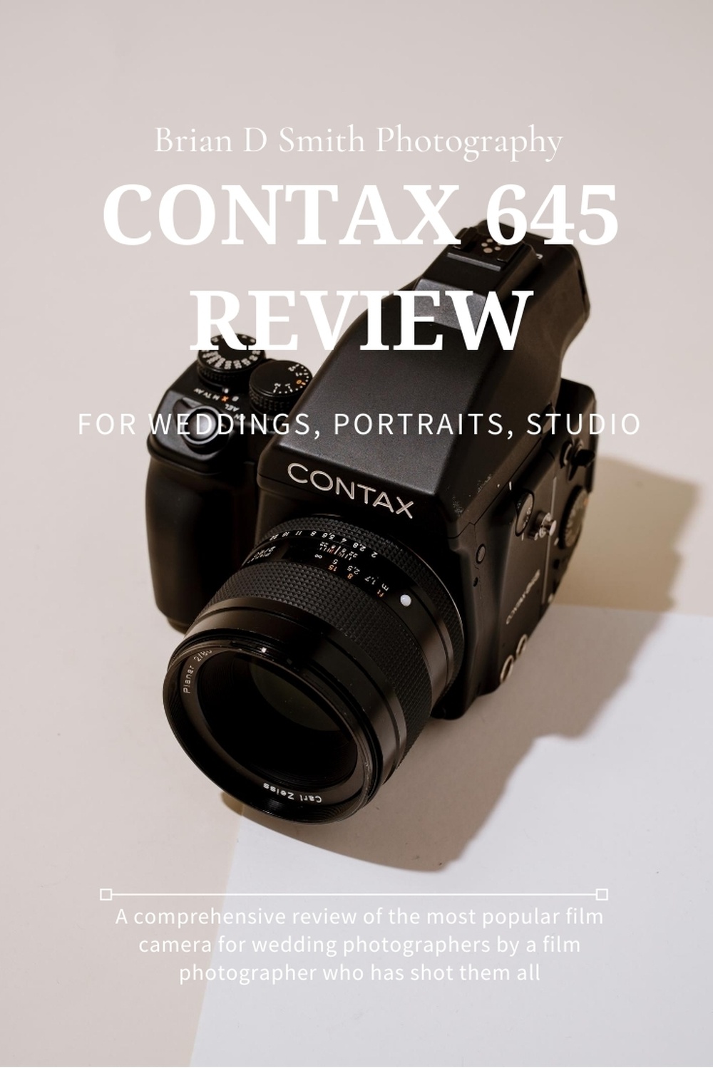 Contax 645 Medium Format Film Camera Review for Weddings and Portraits