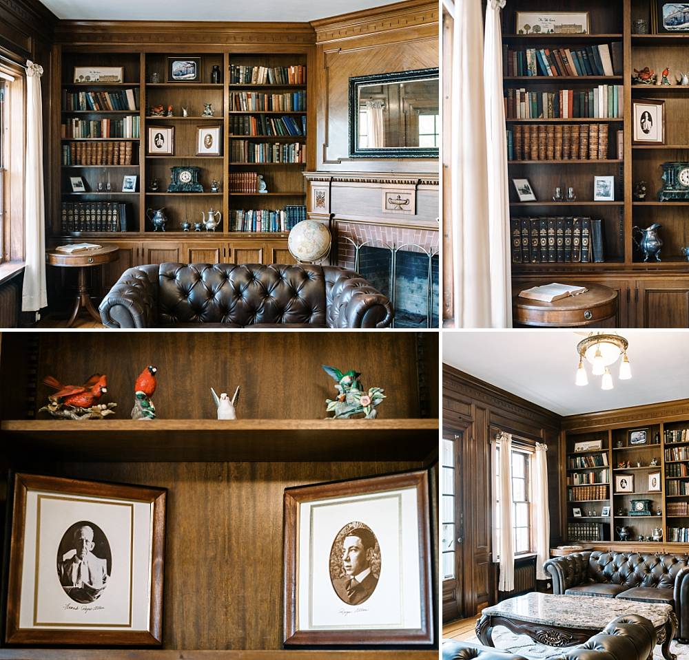 historic library in western michigan wedding venue groomsmen getting ready location by brian d smith photography