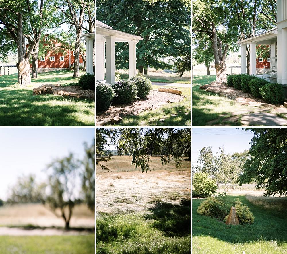 outdoor michigan wedding ceremony location at zingerman cornman's farm outside ann arbor by brian d smith photography