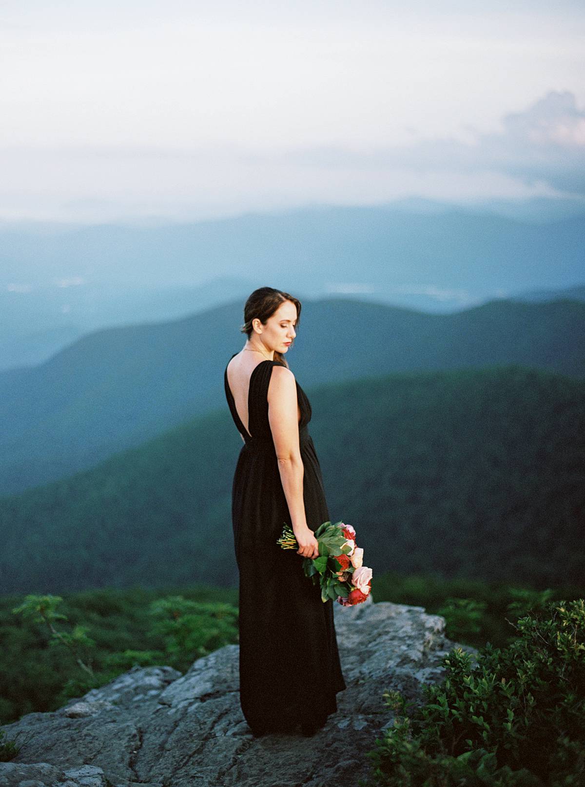 adventure elopement in asehville north carolina blue ridge mountains by destination film wedding photographer brian d smith