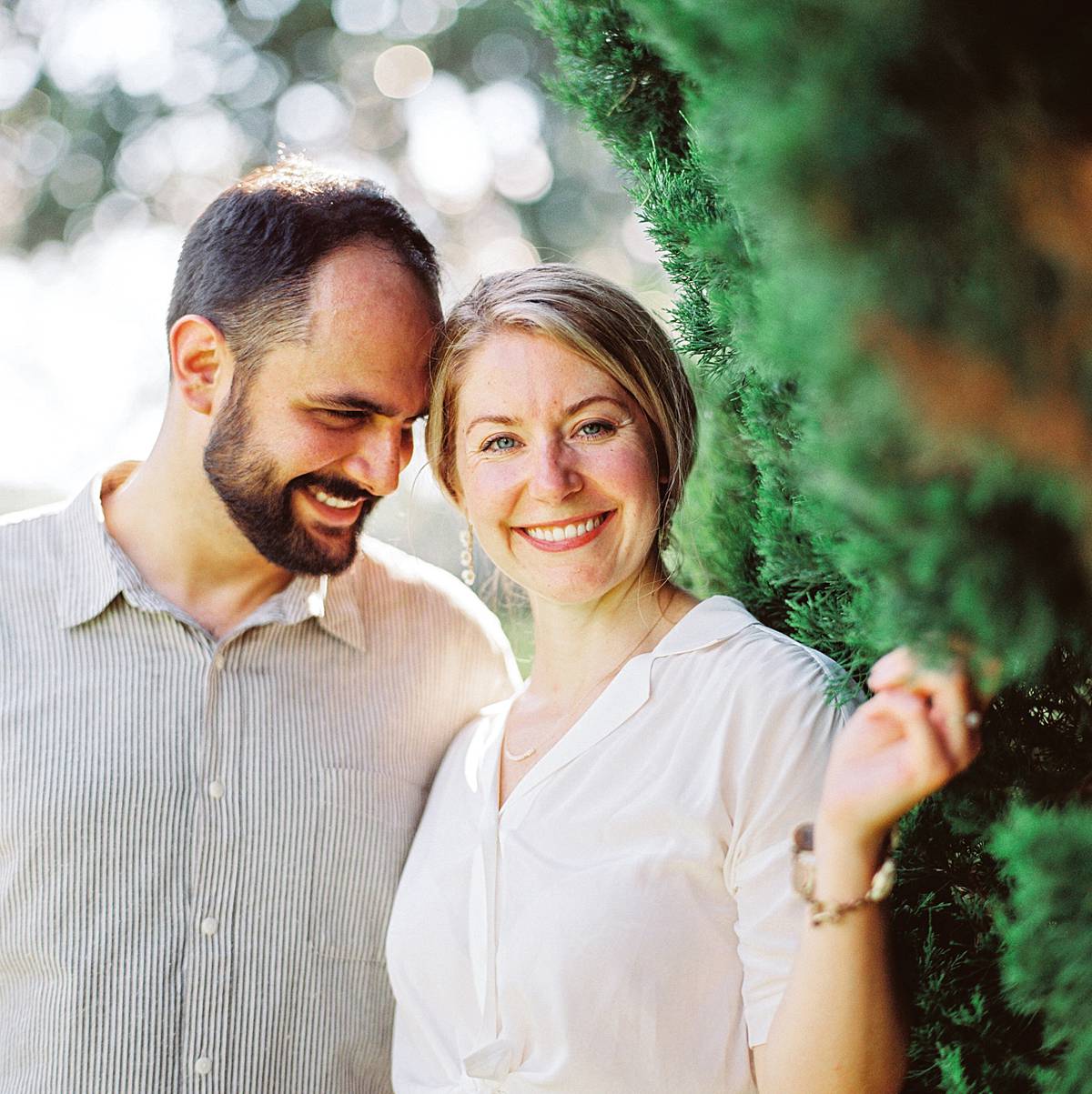 engagement photography by brian d smith photography at middleton place in charleston sc on kodak medium format film