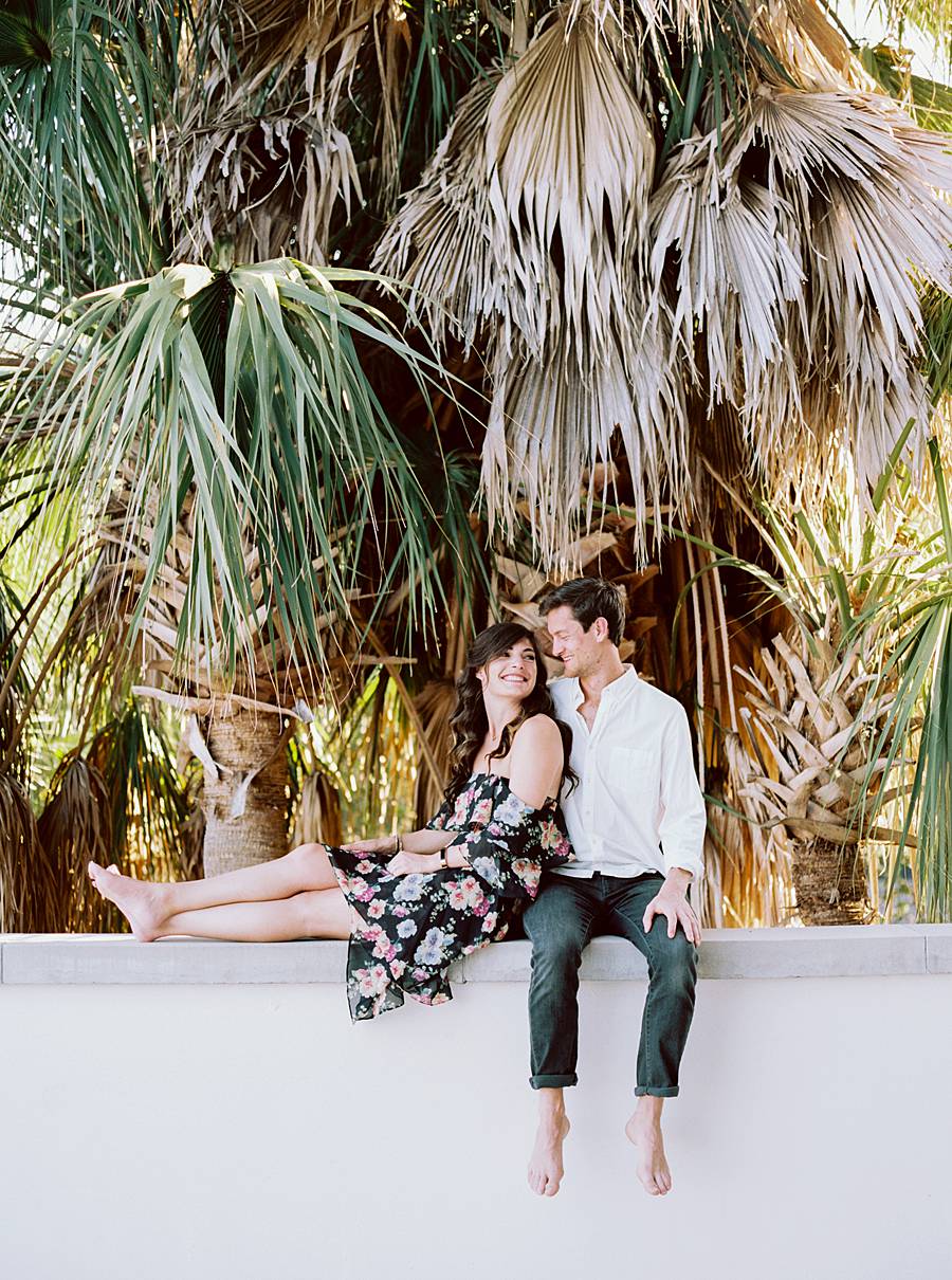 charleston daniel island engagement picture photograph on kodak portra 160 film contax 645