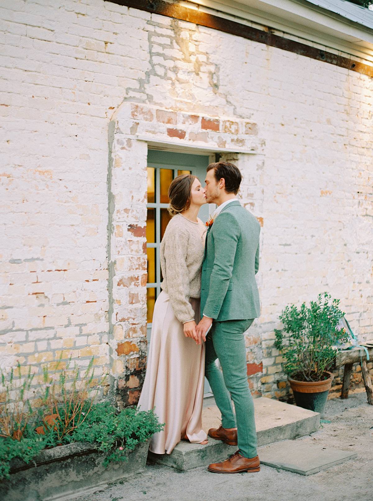 wavering place charleston and columbia south carolina wedding venue intimate elopement with bride and groom fashion